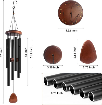 Bursvik Large Aluminium Wind Chimes: A Perfect Gift for a Zen Atmosphere