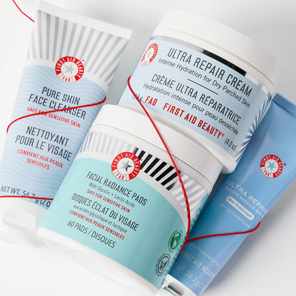 First Aid Beauty Ultra Repair Cream – Eczema Relief & Skin Barrier Repair Moisturizer with Colloidal Oatmeal & Ceramides, for Sensitive Dry Skin, Face & Body, 170.1g