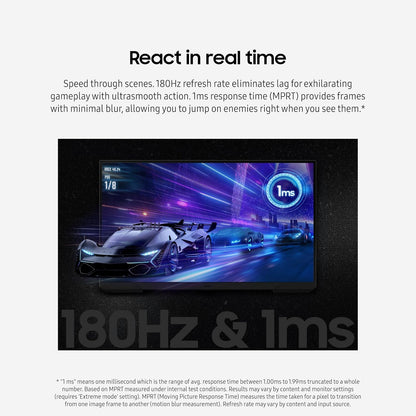 Samsung 27 inch Odyssey G3 Gaming Monitor FHD 180 Hz Refresh Rate (LS27DG302ENXZA) -[Canada Version]