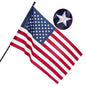 American Flag 8x12 ft: Long Lasting US Flag, Heavy Duty Nylon, Embroidered Stars, Sewn Stripes, Brass Grommets, UV Protection Perfect for Outdoors! USA Flag