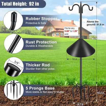 Gtongoko Squirrel Proof Bird Feeder Pole Review