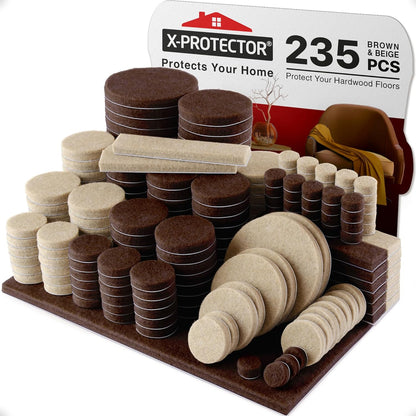 235 PCS Beige & Brown