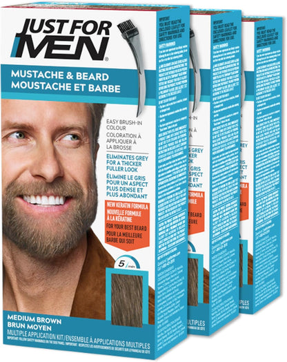 3 count (Pack of 1)Medium Brown
