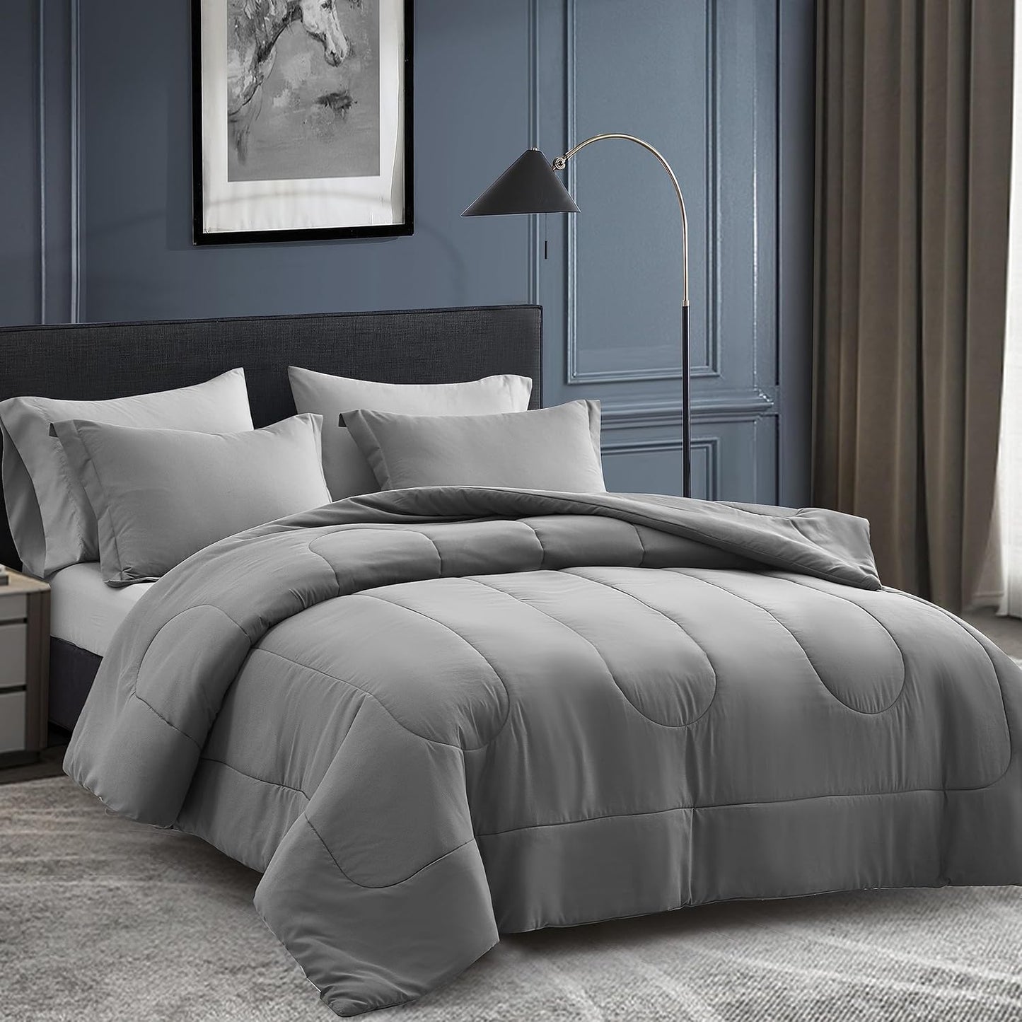 Elevate Your Bedroom with the Maple&Stone 7-Piece Bedding Set