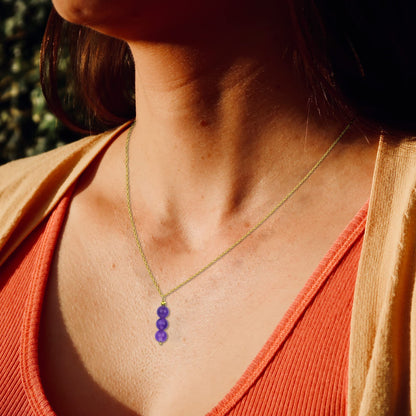 SmileBelle Schwarzer Turmalin Halsketten für Frauen, Schutz und Heilung Spirituelle Kristall Halsketten, Oktober Geburtsstein Halskette Schwarzer Turmalin Schmuck für Frauen Teenager Mädchen als Geburtstagsgeschenke