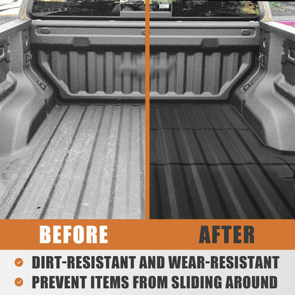 TripleAliners Truck Mat Compatible with 2019-2026 Chevy Silverado 1500 / GMC Sierra 1500 6.6FT Accessories, Truck Bed Mat Heavy Duty Custom Fit All Weather Protection TPE Pickup Liner, Standard Bed