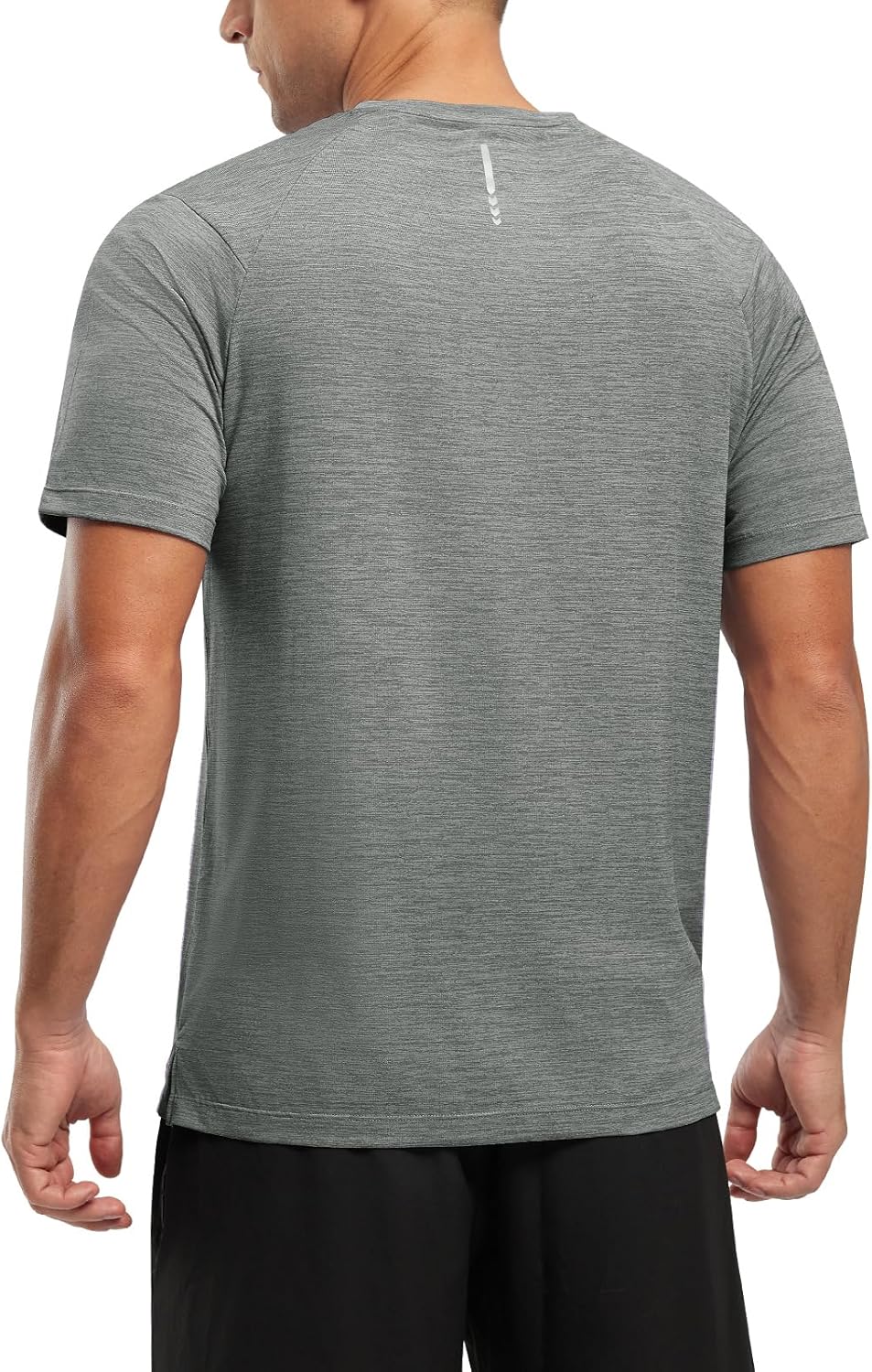Rdruko Herren Kurzarm Trainingsshirts – Trockene Passform – Feuchtigkeitstransportierend – Für Laufen, Fitnessstudio, aktiven Sport