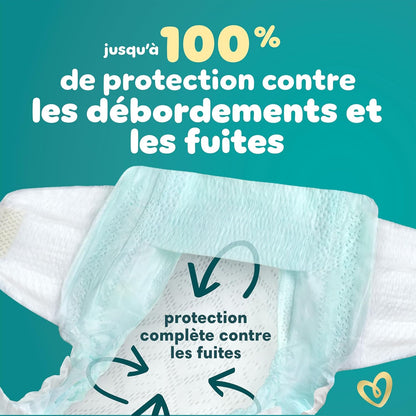 Pampers Swaddlers Windeln, Größe 0 (bis 4,5 kg), 84 Stück, Saugfähig, Hält Babys trocken und bequem, Hautverträgliche Einwegwindel