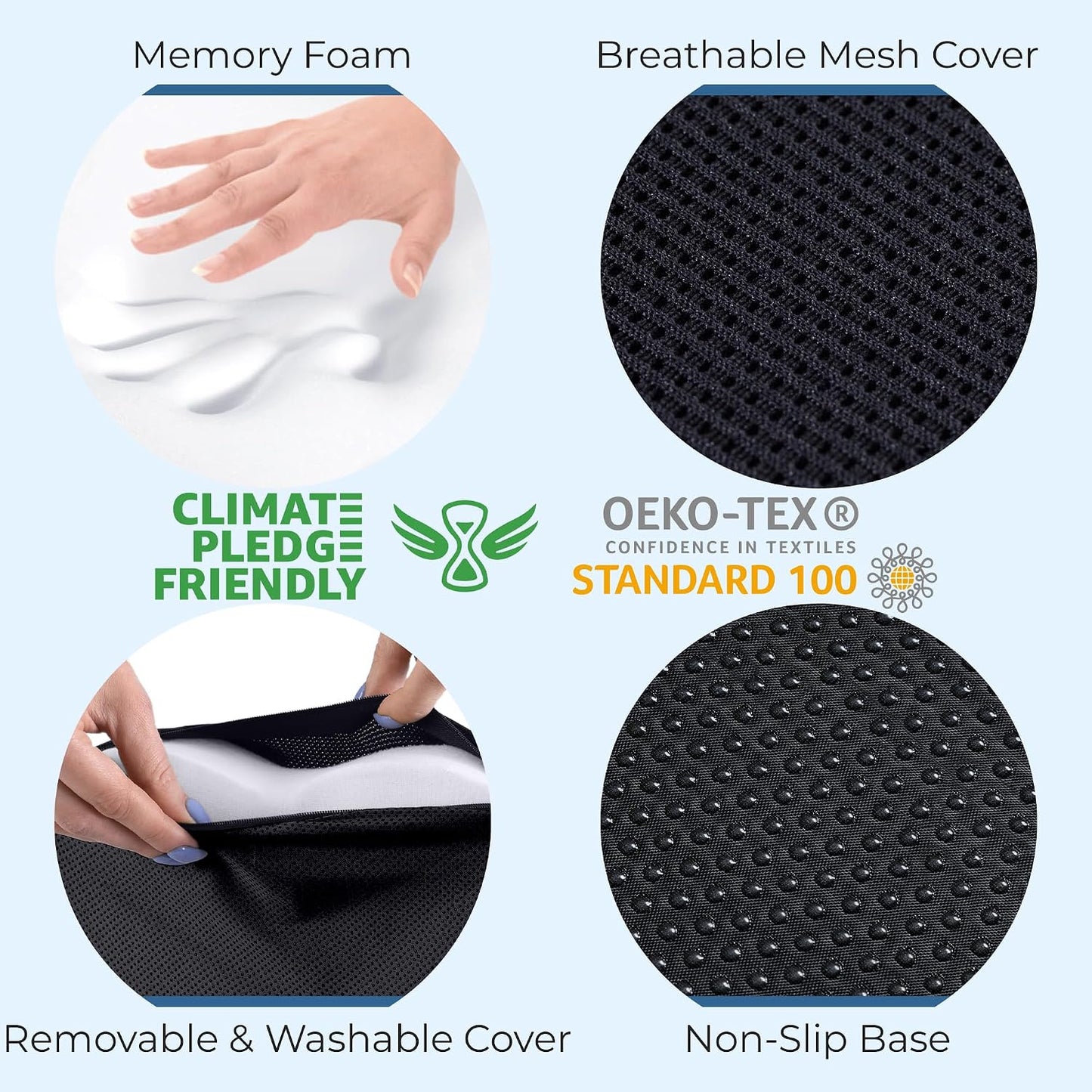 5 STARS UNITED Seat Cushion - A Game Changer for Tailbone Pain Relief
