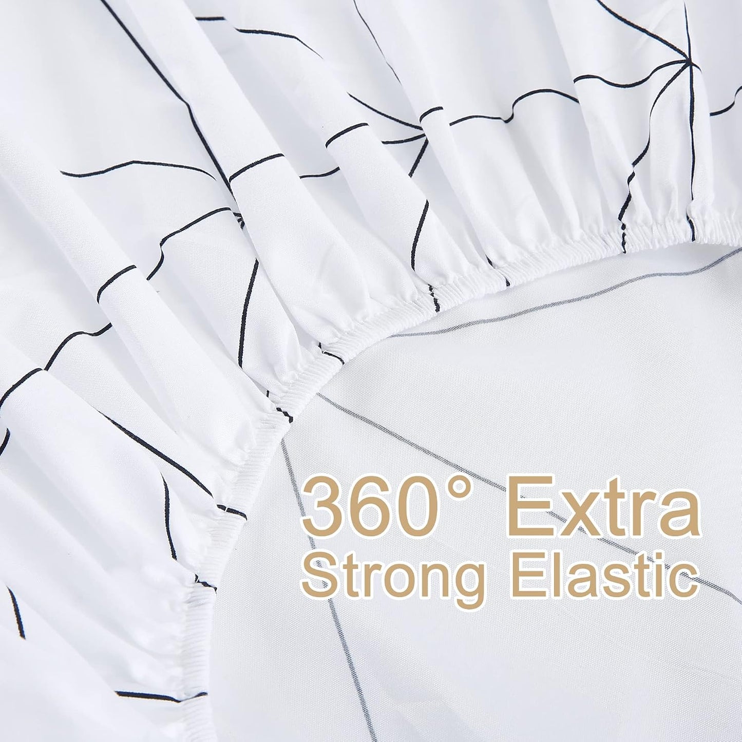 Bed Sheet Set 3 Pieces - Twin Size - Soft Durable Microfiber Bedding Sheet Set