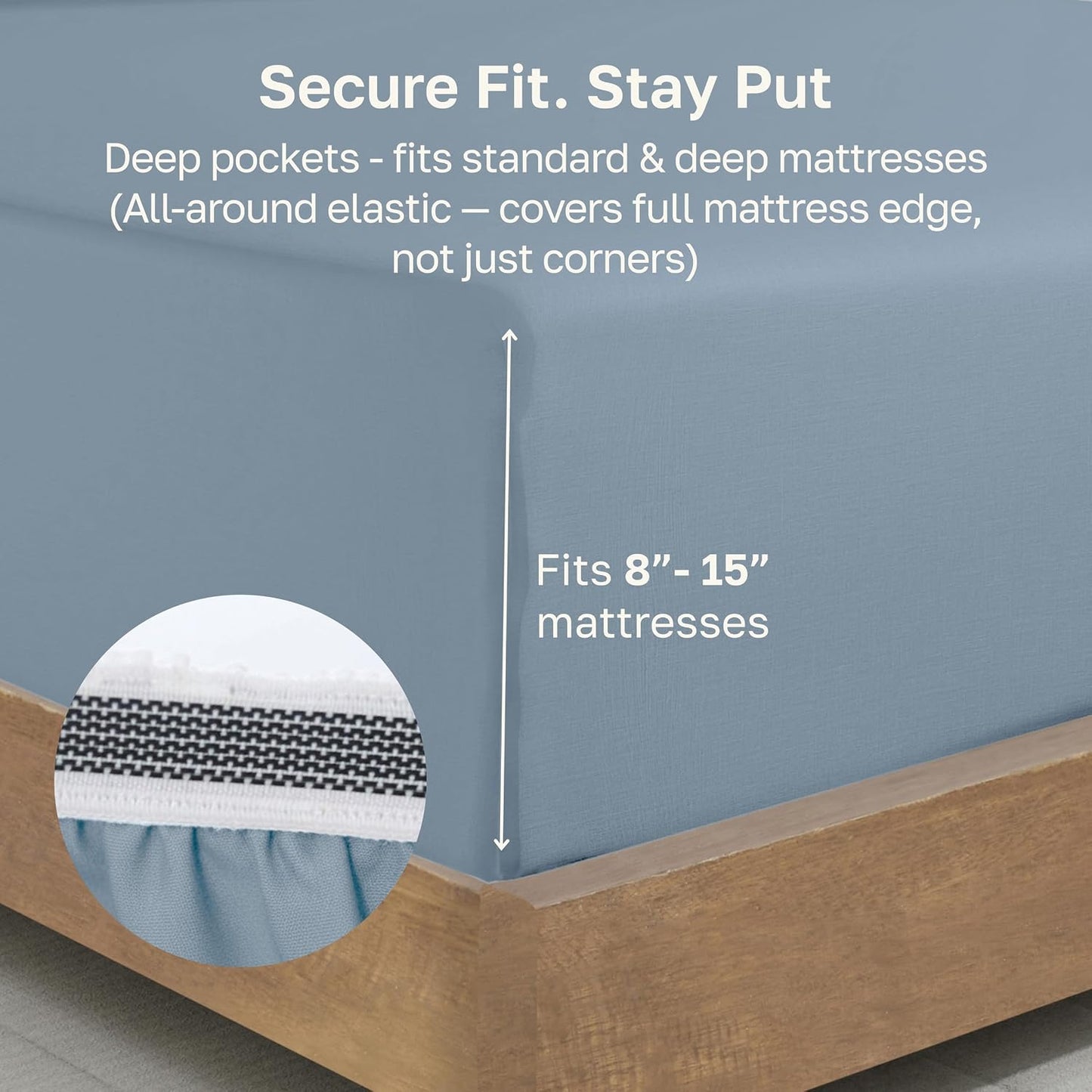 California Design Den Deep Pocket Fitted Sheet King Size - A Game-Changer for Hot Sleepers