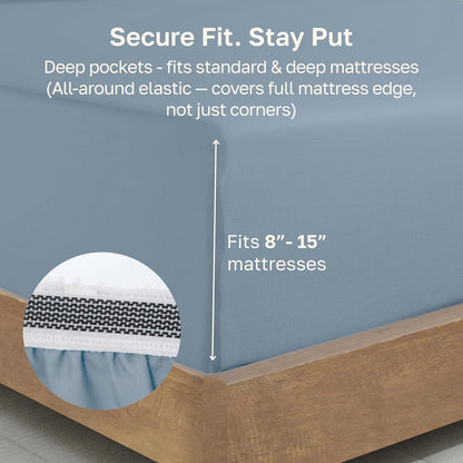California Design Den Deep Pocket Fitted Sheet King Size - A Game-Changer for Hot Sleepers