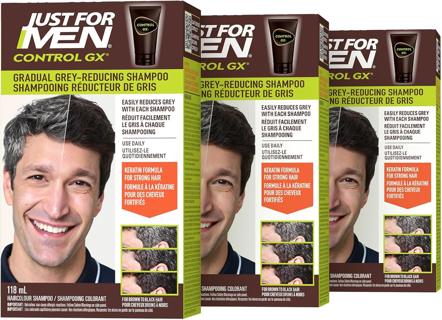 118 ml (Pack of 3)Grey Reducing Shampoo