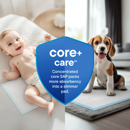Chucks Pads Disposable [100-Pack] Adult Incontinence Underpads 23"x36" Large Super Absorbent Protective Bed Pads, Leak-Proof Pads – Pee Pads for Kids, Adults and Pets – Dog & Puppy Training Pads