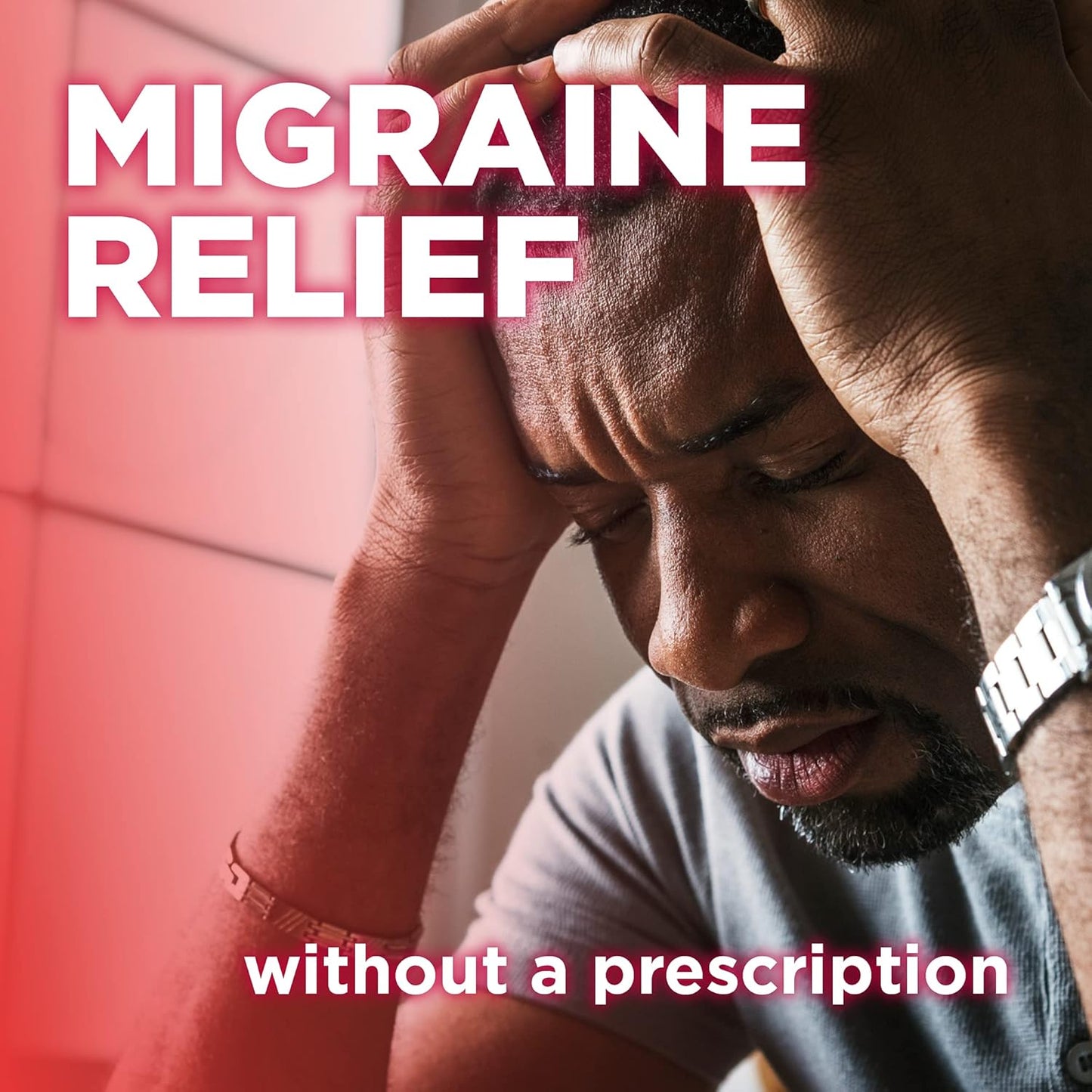 Amazon Basic Care Migraine Relief Acetaminophen, Aspirin (NSAID) and Caffeine Tablets, Pain Reliever/Pain Reliever Aid, 200 Count (Pack of 3)