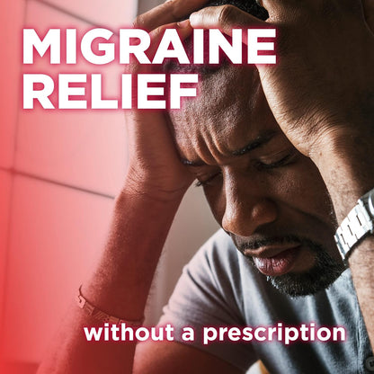 Amazon Basic Care Migraine Relief Acetaminophen, Aspirin (NSAID) and Caffeine Tablets, Pain Reliever/Pain Reliever Aid, 200 Count (Pack of 3)