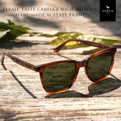 CARFIA Square Polarized Sunglasses for Men
