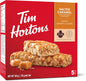 Tim Hortons Salted Caramel Granola Bars, Peanut Free, 5 Count, Imported from Canada)