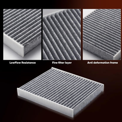 CA10262 Engine Air Filter Fit Ford Expedition/F150/F250/F350 (2007-2021) & Lincoln Navigator Replaces FA1883, 7C3Z9601A, A35642