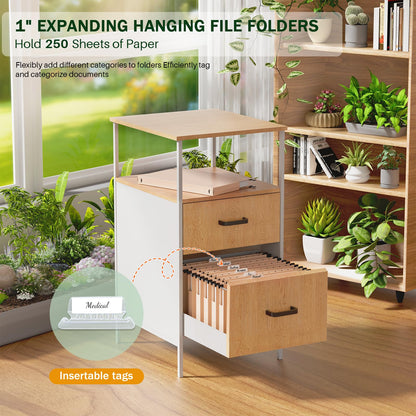 Extra Capacity Plastic Hanging File Folder, 12 Pack Reinforced Hang Folders Legal Size, Heavy Duty 1 Inch Expansion Filing Cabinet Folders, for Bulk Files, Medical Charts, Cream Yellow