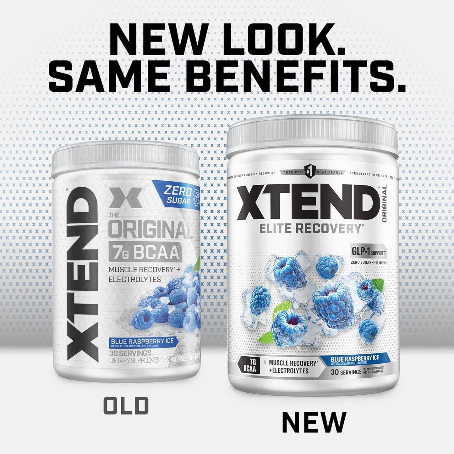 Scivation Xtend BCAA Powder, Branched Chain Amino Acids, BCAAs, Blue Raspberry, 30 Servings