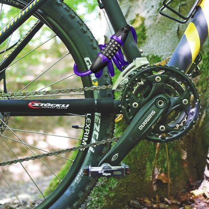Opaza Fahrradschloss mit 5-stelligem Code, 1,2 m/4 Fuß Fahrrad-Kabelschloss, leichtes & sicheres Fahrradkettenschloss für Fahrrad, Mountainbike, E-Bike, Scooter