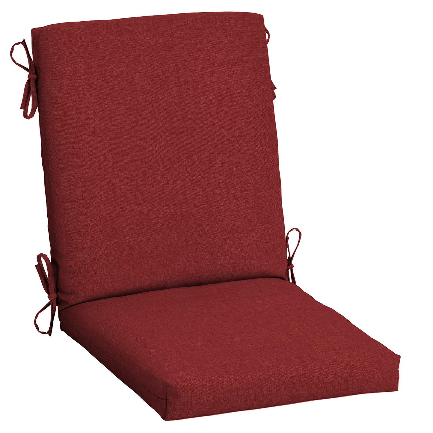 Arden 2-Pack Outdoor Patio Dining Chair Cushion, 20x44, Rain-Proof Seat Pad, Fade-Resistant Outdoor Cushion Black Cabana Stripe