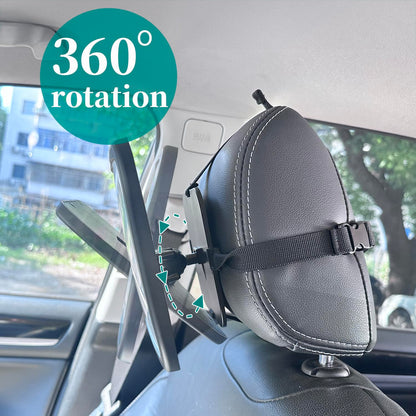 Funbliss Baby-Rückspiegel für rückwärtsgerichteten Autositz, 360° drehbar, sicherheitszertifiziertes, bruchsicheres Acrylglas, klare Weitsicht, Baby-Autospiegel für rückwärtsgerichteten Kindersitz, Baby-Fahrzeugspiegel