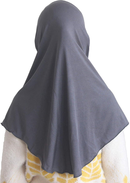 Mädchen Hijab Muslim Kinder Kopftuch Uni für 6-11 Jahre Fertig zum Tragen