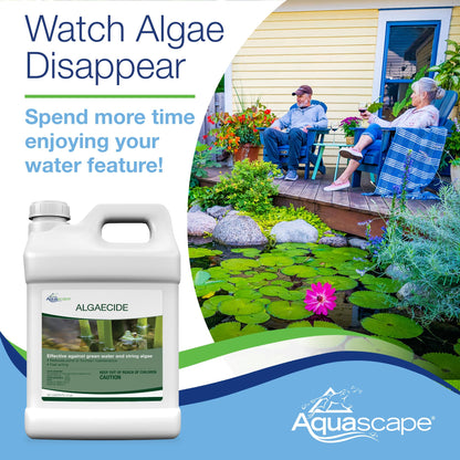 Aquascape Algaecide for Pond, Waterfall, and Water Features, 2.5-Gallon, 96053