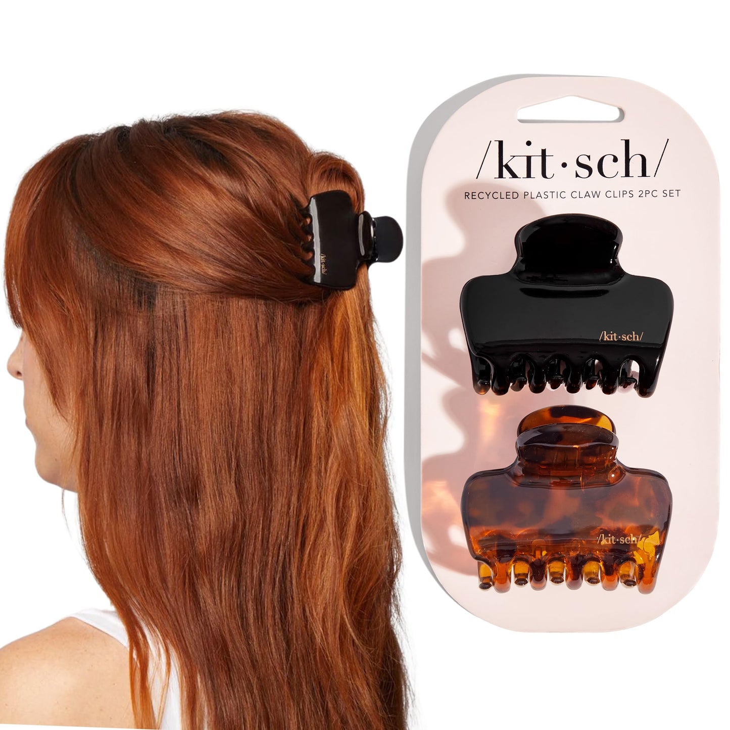 Black and Tort Glossy Puffy (2 Pieces, Medium)