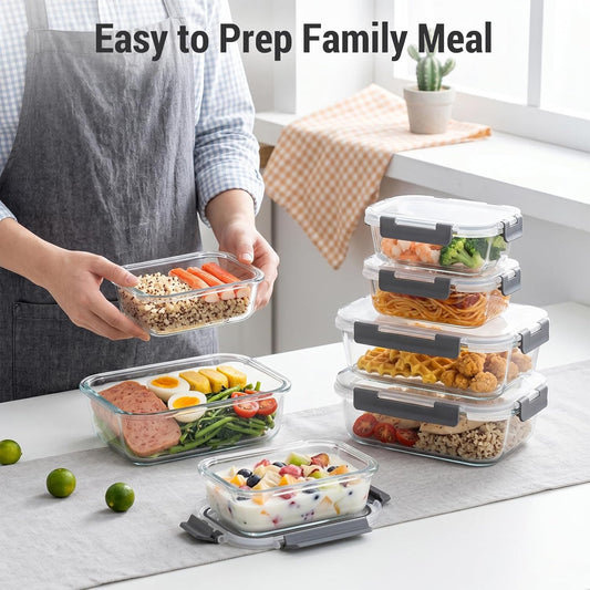 Dealusy Glass Food Storage Containers: A Game-Changer for Meal Prep