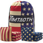 Dual Sided Corn Hole Bags Professional Cornhole Bags Set of 8 Regulation Corn Hole Bean Bags