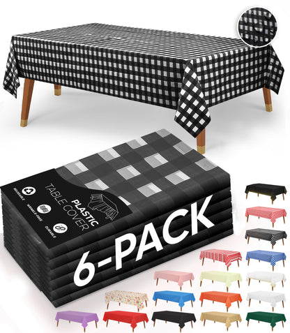 54X108 Inch - 6PCBlack Check