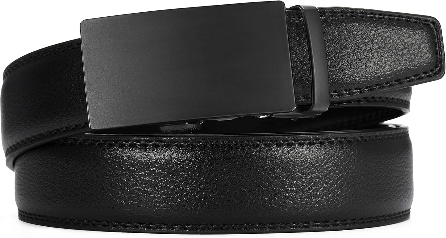 CHAOREN Mens Belt Leather Belts for Men Ratchet Belt, Customizable Fit (35mm)
