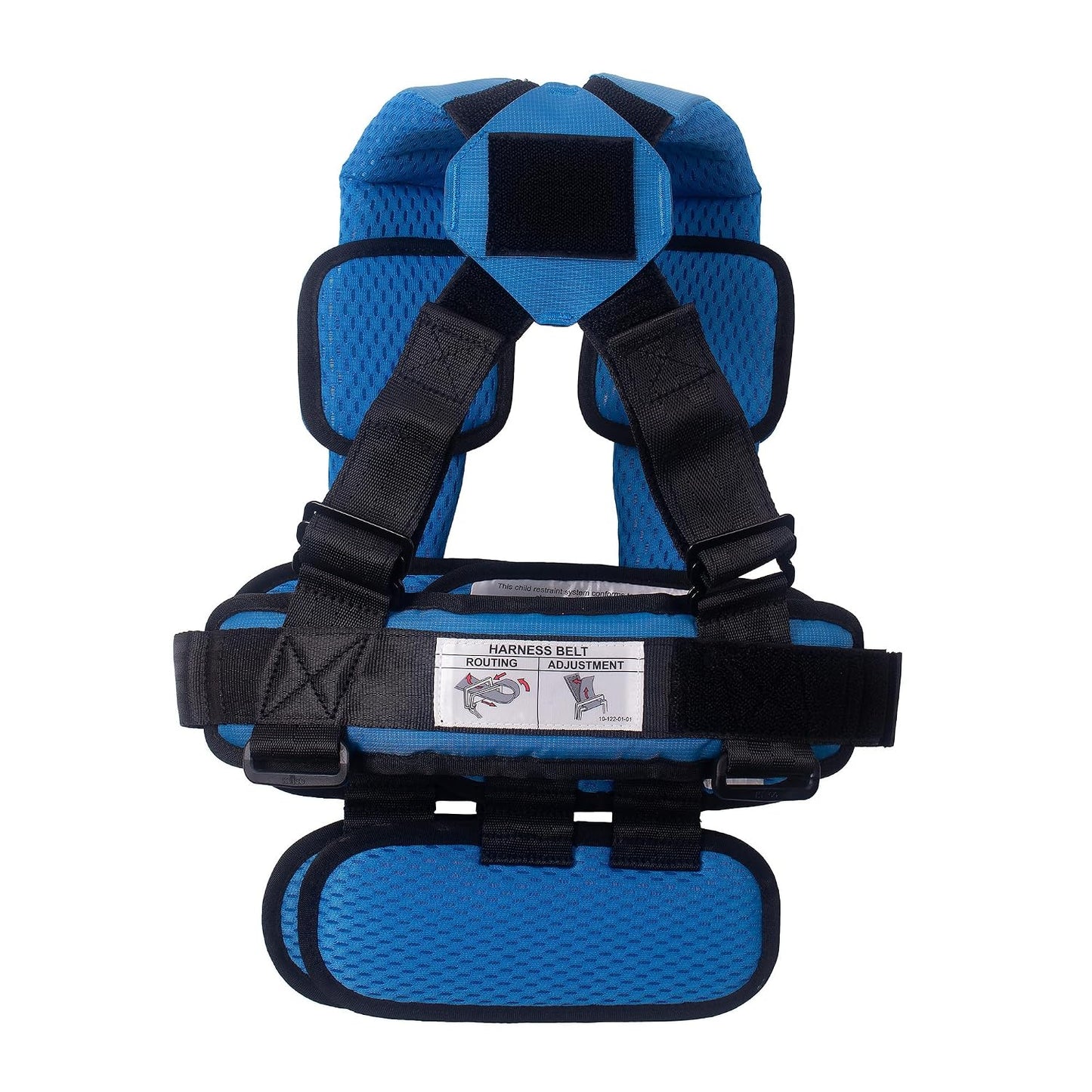 RideSafer Travel Vest Gen 6 - Small (26.5-50 lbs) - Blue - Lightweight Portable Child Safety Car Seat for Travel, Rental Cars, Rideshares