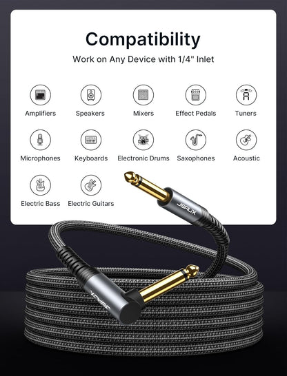 JSAUX Guitar Cable 10 ft - A Game-Changer for Musicians?