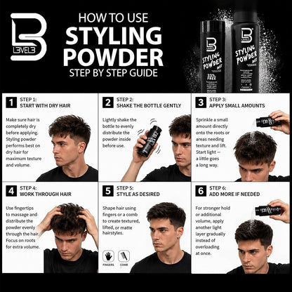 L3 Level 3 Styling Powder: A Game-Changer for Men's Hair