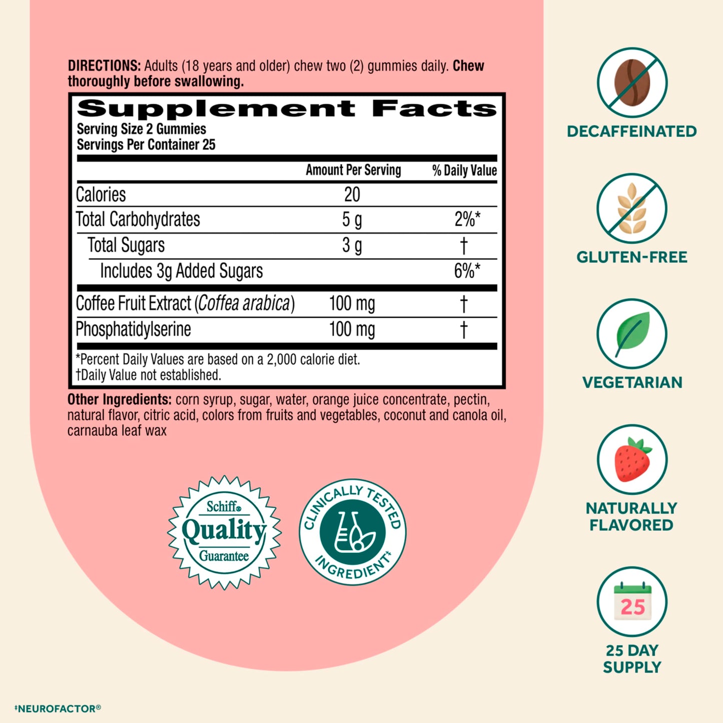 NEURIVA Plus Brain Supplements for Memory and Focus, Clinically Tested Nootropics Neurofactor and Phosphatidylserine with Vitamin B12, Vitamin B6, 50 Count Strawberry Gummies (Pack of 12)