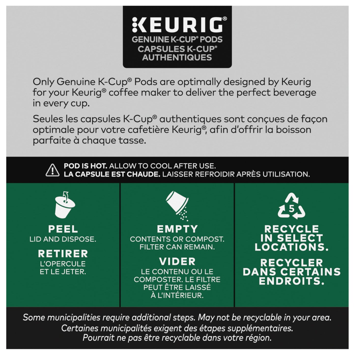 Cápsulas de café con sabor a caramelo Starbucks K-Cup. 10 unidades.