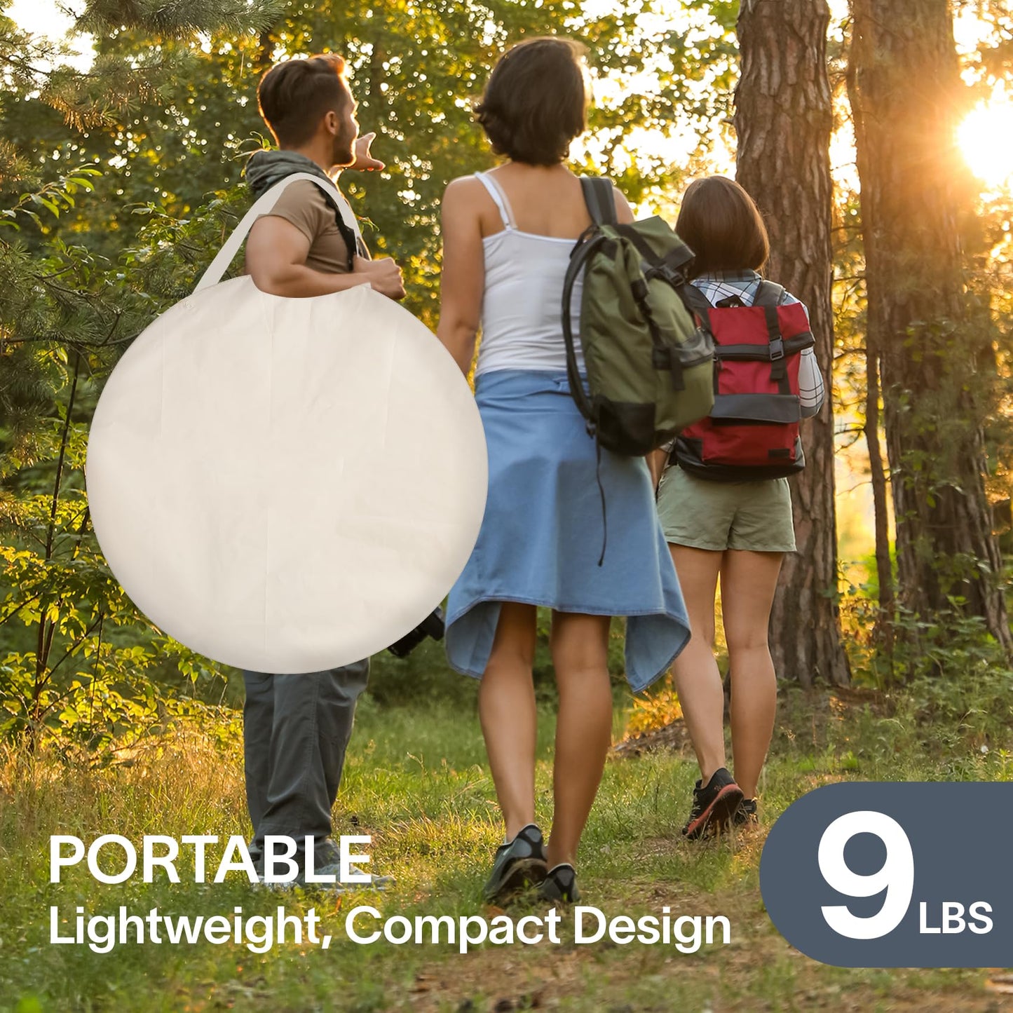 Alvantor Pop Up Screen House Tent, Instant Outdoor Gazebo with Mosquito Netting & UPF 50+ Sun Protection, Portable Canopy Shelter for Patio, Backyard, Camping (2-10 Person)