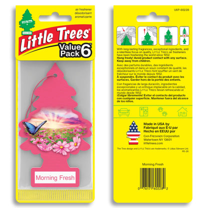 LITTLE TREES Car Air Freshener | Hanging Tree Provides Long Lasting Scent for Auto and Home | Black Ice, 24 Air Fresheners