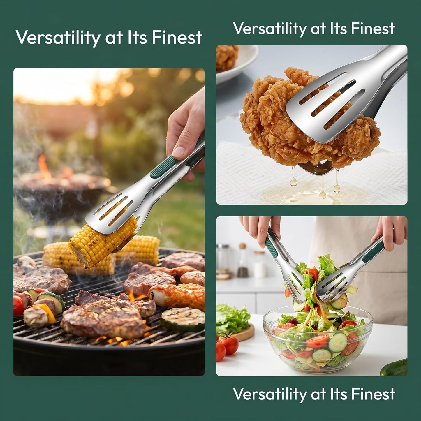 Stainless Steel Kitchen Tongs That Will Change Your Cooking Game