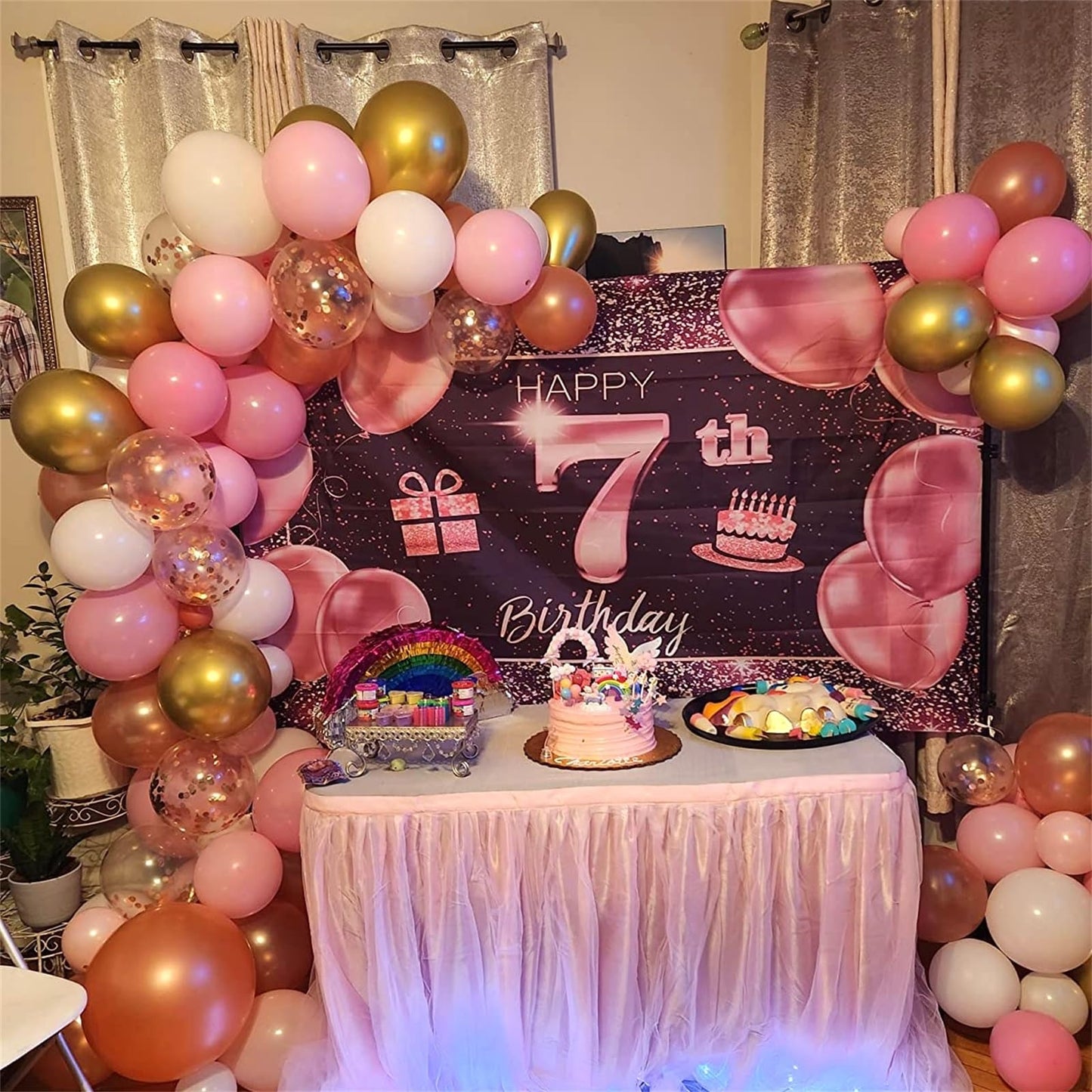 Pastellrosa und lilafarbene Ballons, 12-Zoll-Metallic-Lila-Flieder-Pink-Konfetti-Ballon-Set für Mädchen, Frauen, Kpop, Schmetterling-Geburtstag, Babyparty, Brautparty, Hochzeit, Prinzessin, Disco, Musikparty-Dekorationen