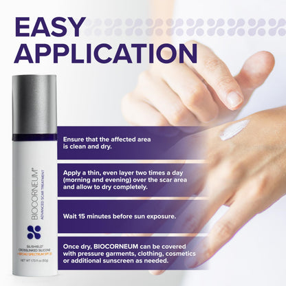 Advanced Scar Gel with Silishield® & SPF 30 50g – Silicone-Based, Water-Resistant, Fast-Drying Scar Cream for Surgical Scars, Burns & Injury – Made in USA, Safe for Kids 6+ – Surgeon Recommended