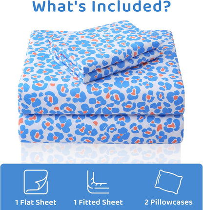 Mooreeke Leopard Cheetah Printed Full Bed Sheets Review