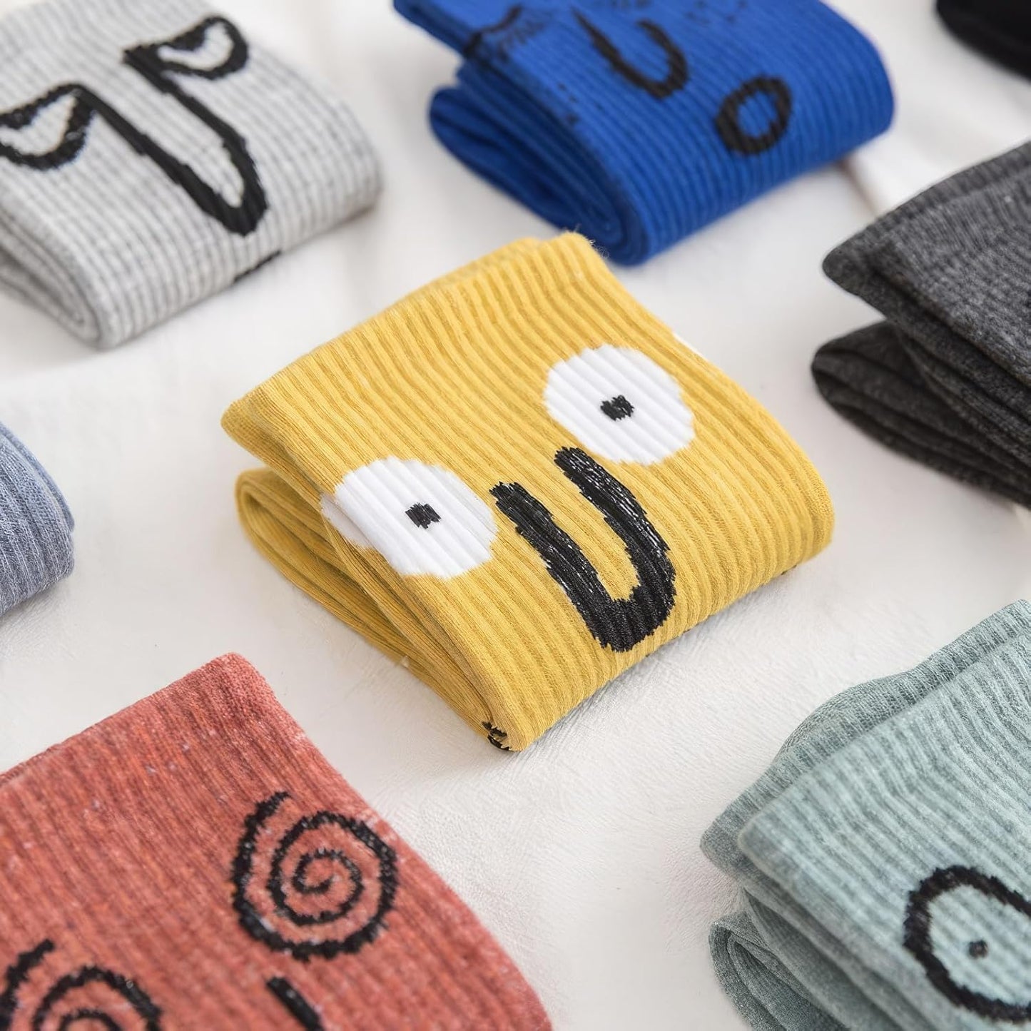Lustige Crew Socken Bunte Neuheit Niedliche Casual Crew Socken Geschenkpackungen für Damen Herren