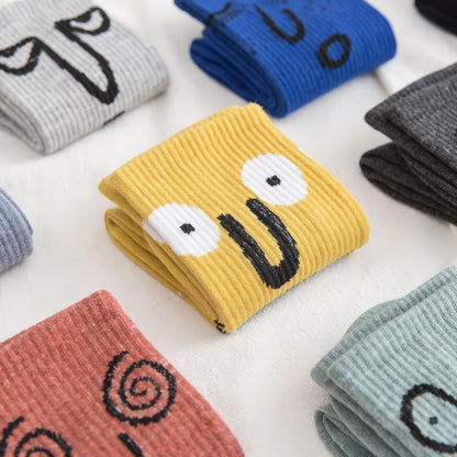 Lustige Crew Socken Bunte Neuheit Niedliche Casual Crew Socken Geschenkpackungen für Damen Herren