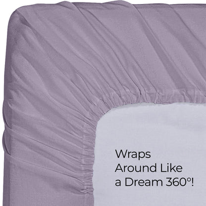 Utopia Bedding Queen Fitted Sheet - Bottom Sheet - Deep Pocket - Soft Microfiber - Shrinkage and Fade Resistant - Easy Care -1 Fitted Sheet Only (Grey)