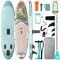 Niphean Inflatable Stand Up Paddle Board with SUP Accessories, Anti-Slip EVA Deck, 10’6’’ Inflatable Paddle Boards for Adults & Youth of All Skill Levels